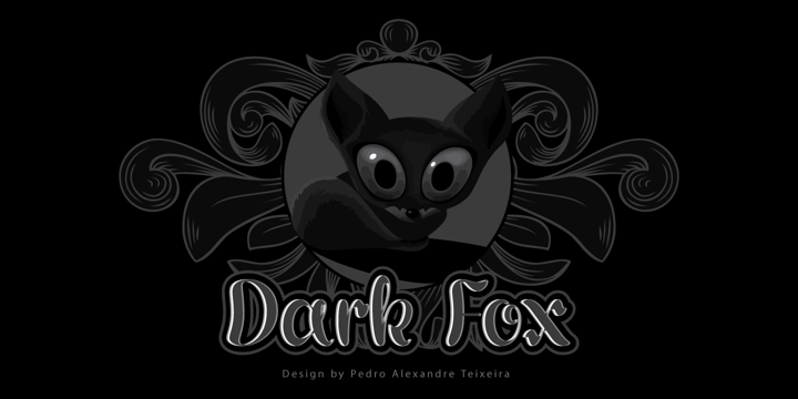 Dark Fox Font Poster 7