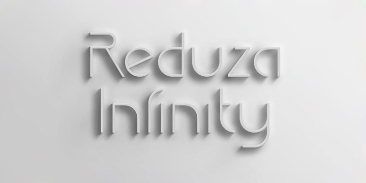 Reduza Infinity Font Poster 1