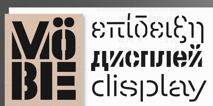 Halvar Stencil Font Poster 4