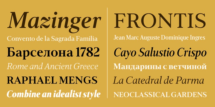 Frontis Font Poster 9