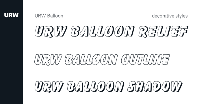 Balloon Font Poster 4