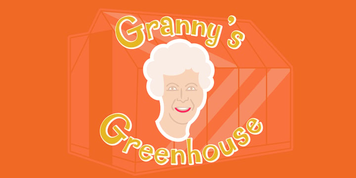 Grannys Greenhouse Font Poster 6