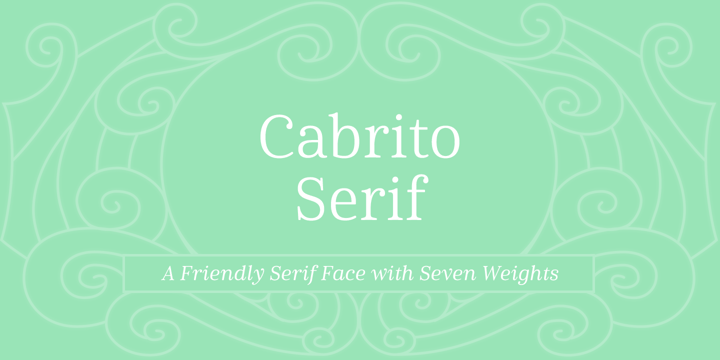 Cabrito Serif
