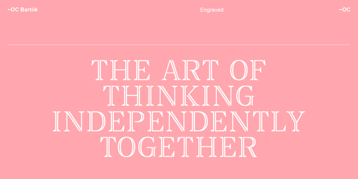 -OC Bartok Font Poster 8
