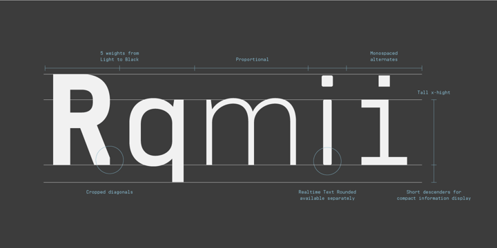 Realtime Text Font Poster 7
