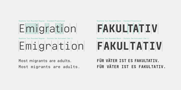 Realtime Text Rounded Font Poster 5