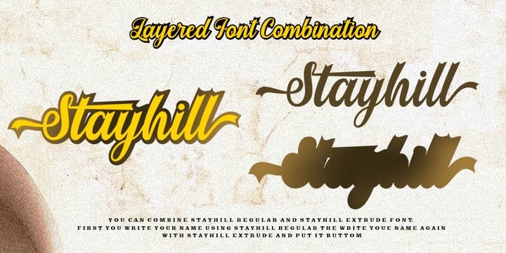 Stayhill Font Poster 5