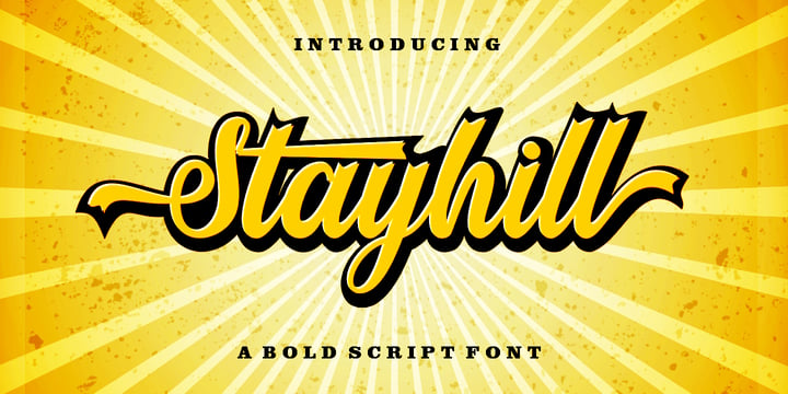 Stayhill Font Poster 1