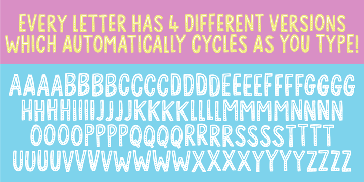 Play It Cool Font Poster 5