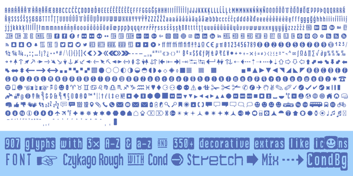 Czykago Rough Font Poster 5