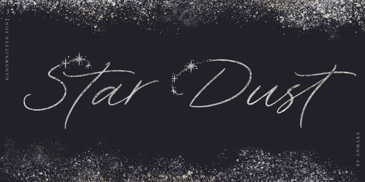 Star Dust Font Poster 1