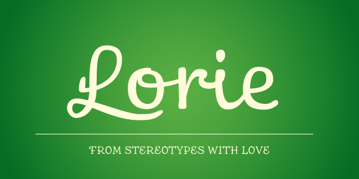 St Lorie Font Poster 1