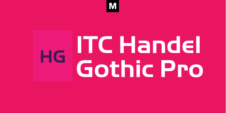 ITC Handel Gothic Font Poster 1