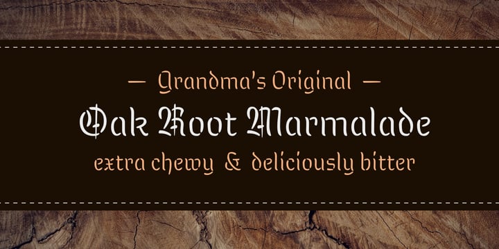 Kuschelfraktur Font Poster 4
