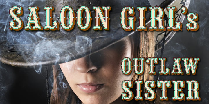 Saloon Girl Font Poster 7