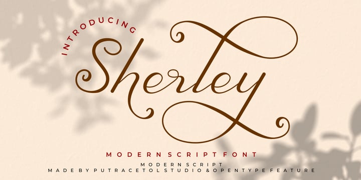 Sherley Font Poster 15