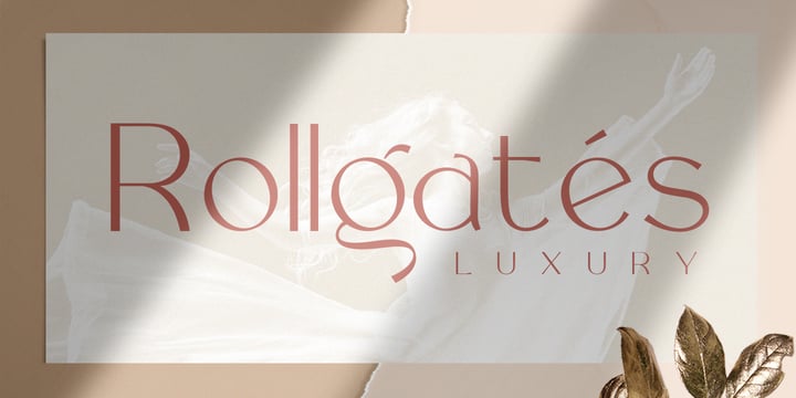 Rollgates Luxury Font Poster 10