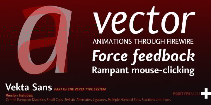 Vekta Sans Font Poster 1