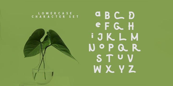 Green Narcu Font Poster 2