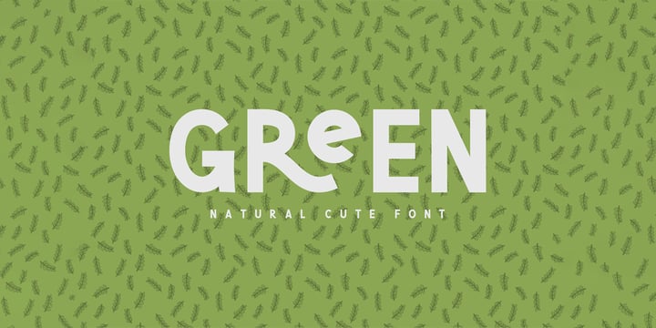 Green Narcu Font Poster 6