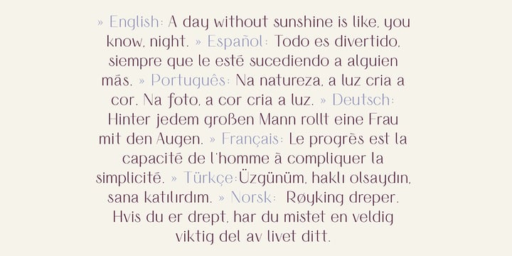 HV Simplicité Font Poster 9