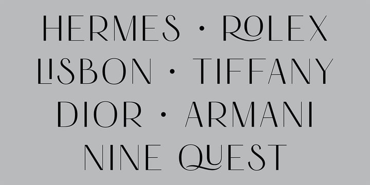 HV Simplicité Font Poster 5