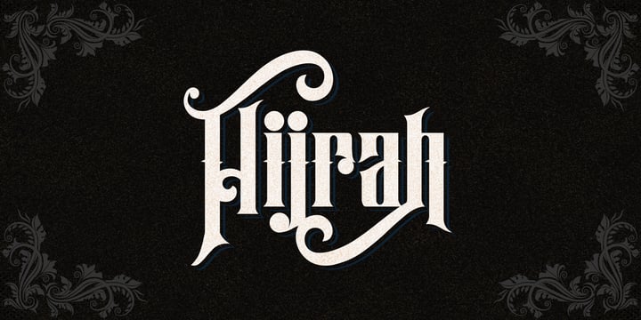 Hijrah Font Poster 13