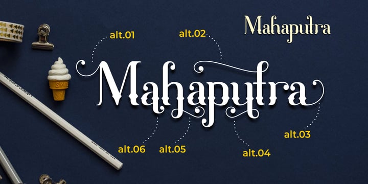 Mahaputra Font Poster 5