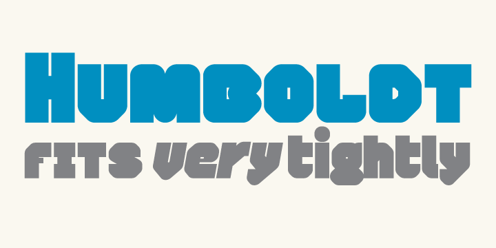 EB Humboldt Font Poster 2
