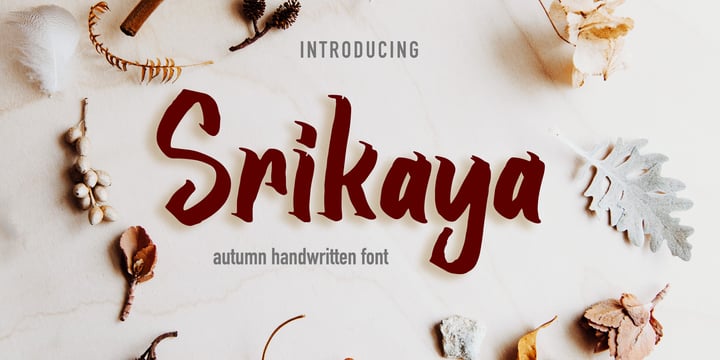 Srikaya Font Poster 1