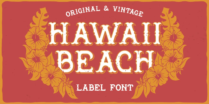 Hawaii Beach Font Poster 5