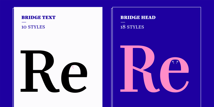 Bridge Head Font Poster 12