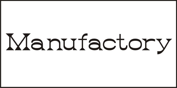 Manufactory JNL Font | Webfont & Desktop | MyFonts