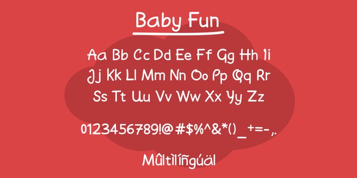 Baby Fun Font Webfont Desktop MyFonts