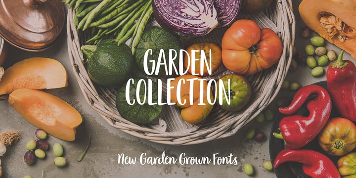 Garden Collection Font Poster 1