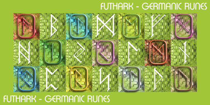 Futhark Font Poster 1