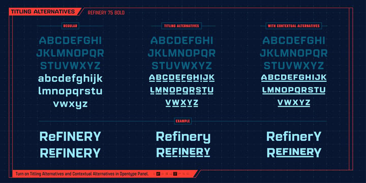 Refinery Font Poster 15