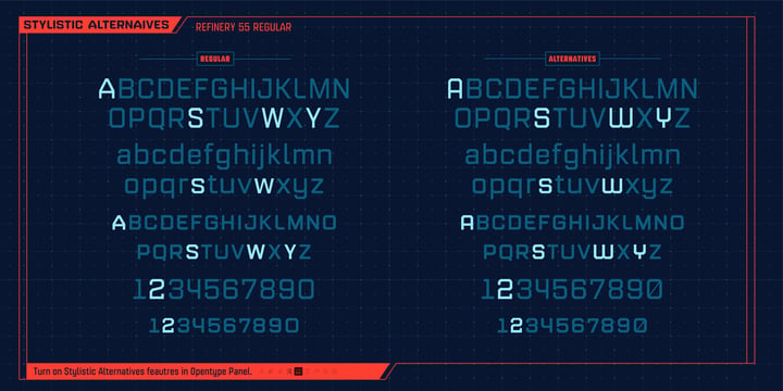 Refinery Font Poster 13
