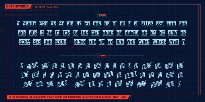 Refinery Font Poster 11