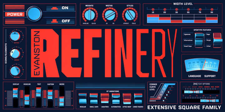 Refinery Font Poster 4