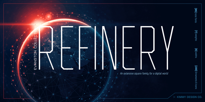 Refinery Font Poster 1