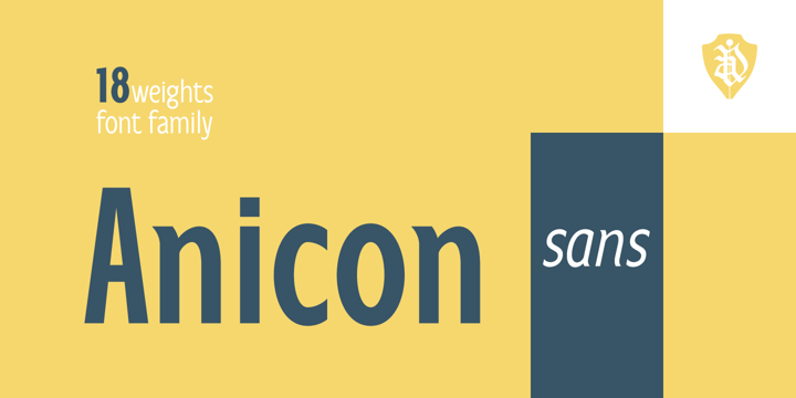 Anicon Sans Font Poster 1