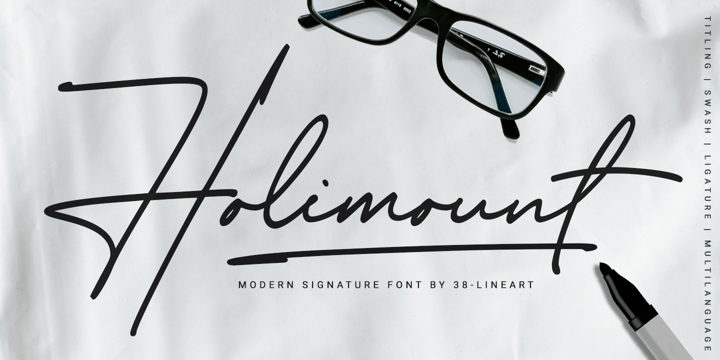 Holimount Font Poster 12