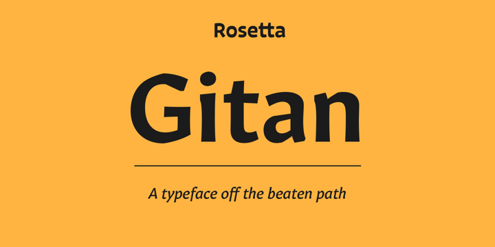 Gitan Font Poster 1