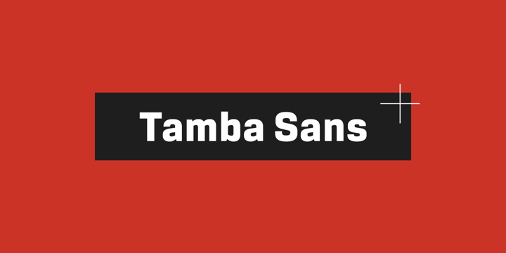 Tamba Sans Font Poster 1