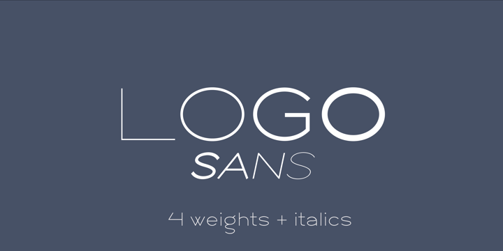 Logo Sans Font Poster 1