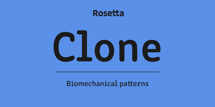 Clone Rounded Latin Font Poster 1