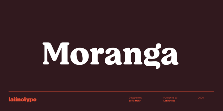 Moranga Font Poster 1