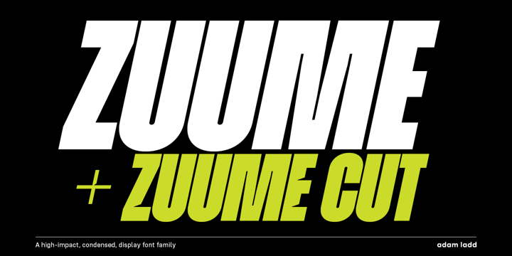 Zuume Font Poster 2