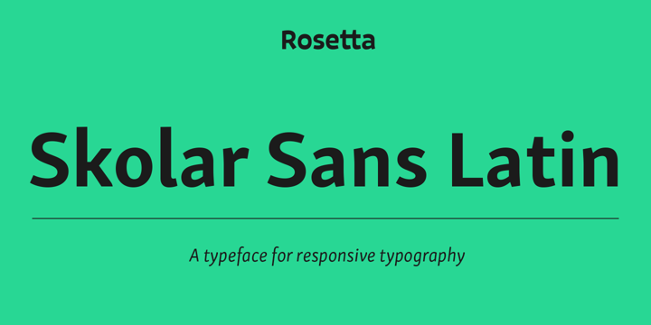 Skolar Sans Arabic - Titus Nemeth